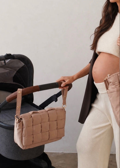 Luli Bebe Infinite Carryall Diaper Bag - Latte