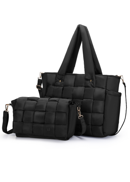 Luli Bebe Infinite Carryall & Tote Bundle - Black