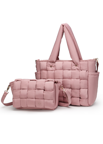 Luli Bebe Infinite Carryall & Tote Bundle - Blush