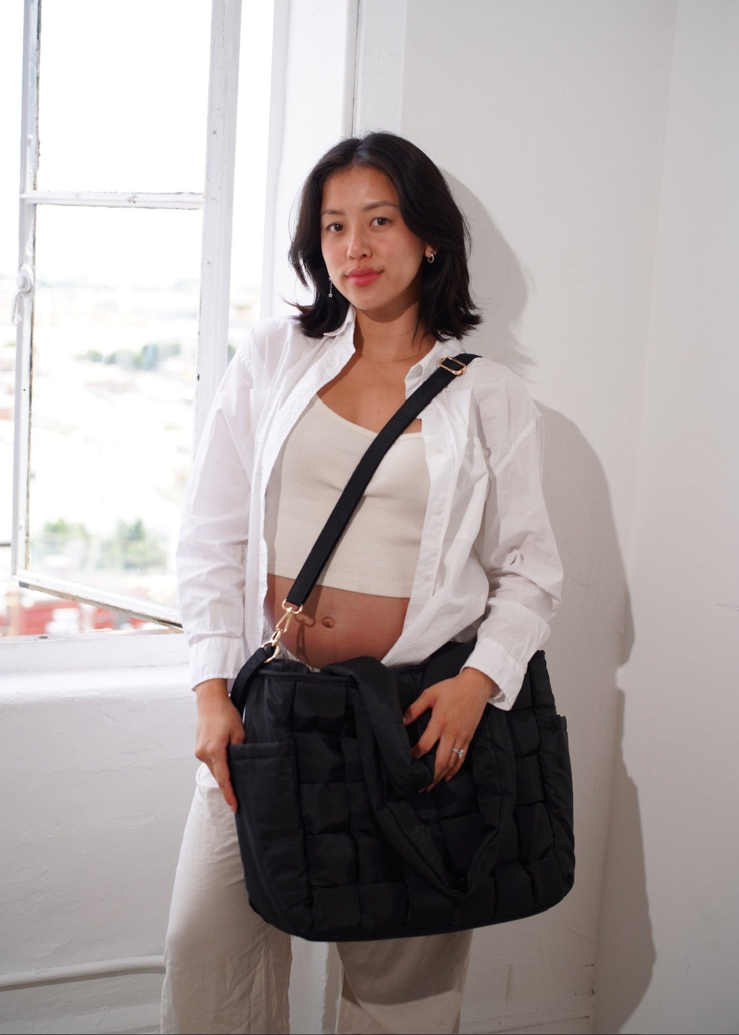Luli Bebe Infinite Tote Diaper Bag - Black