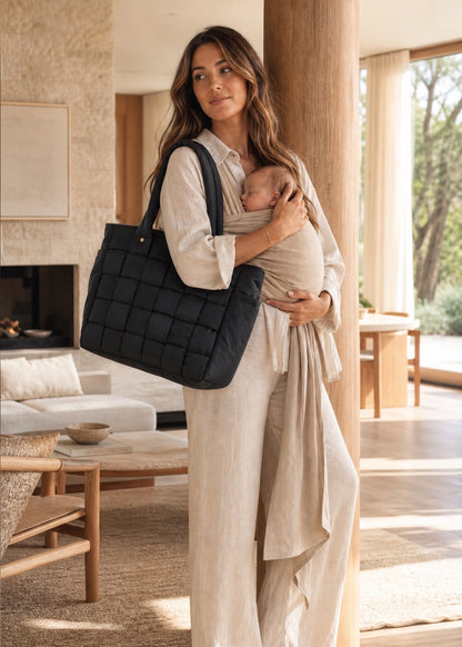 Luli Bebe Infinite Tote Diaper Bag - Black