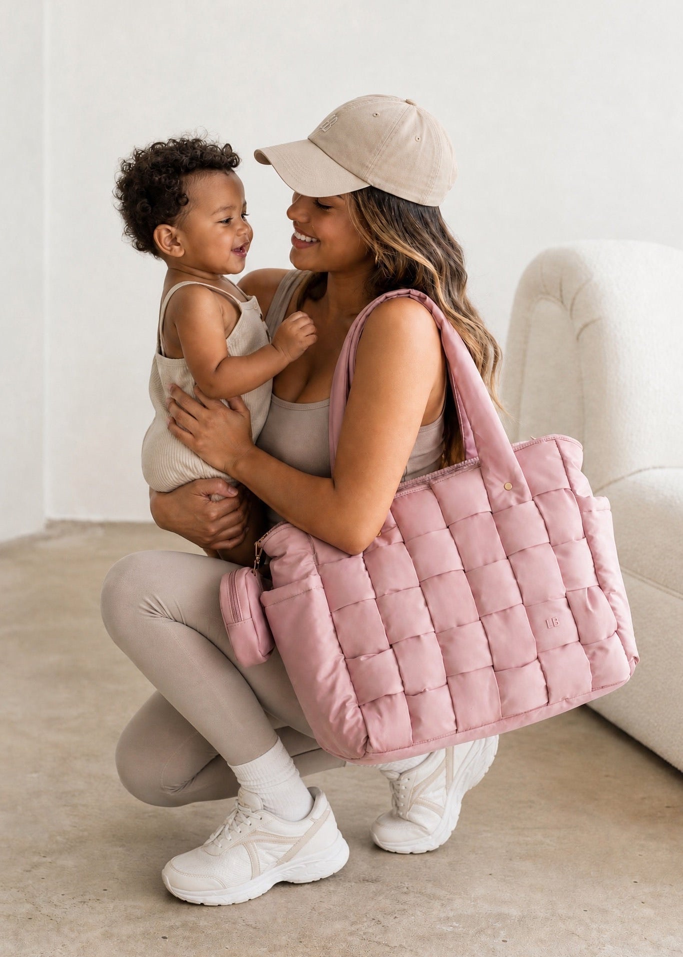 Luli Bebe Infinite Carryall & Tote Bundle - Blush