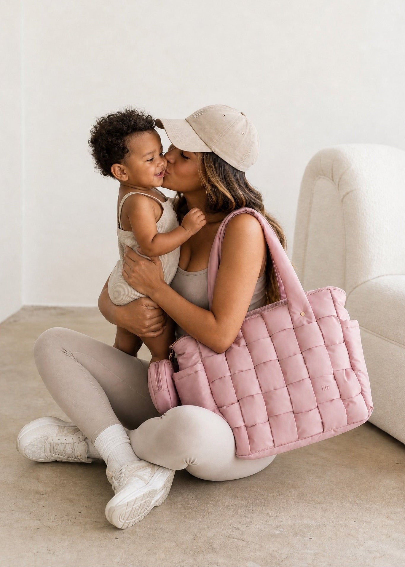 Luli Bebe Infinite Tote Diaper Bag - Blush