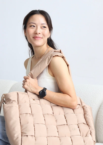Luli Bebe Infinite Tote Diaper Bag - Latte