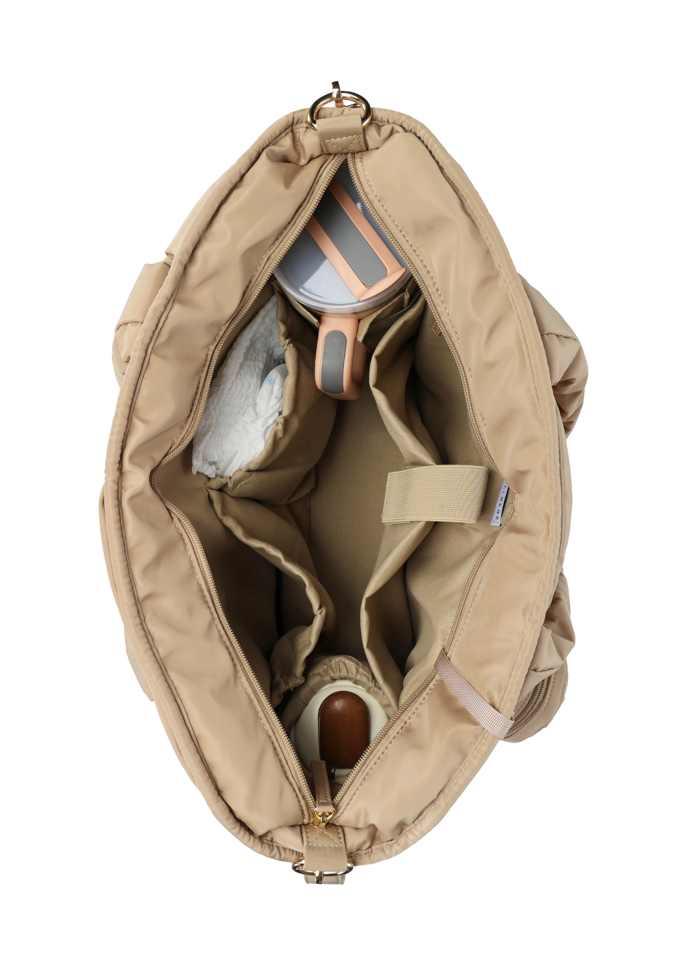 Luli Bebe Infinite Tote Diaper Bag - Latte