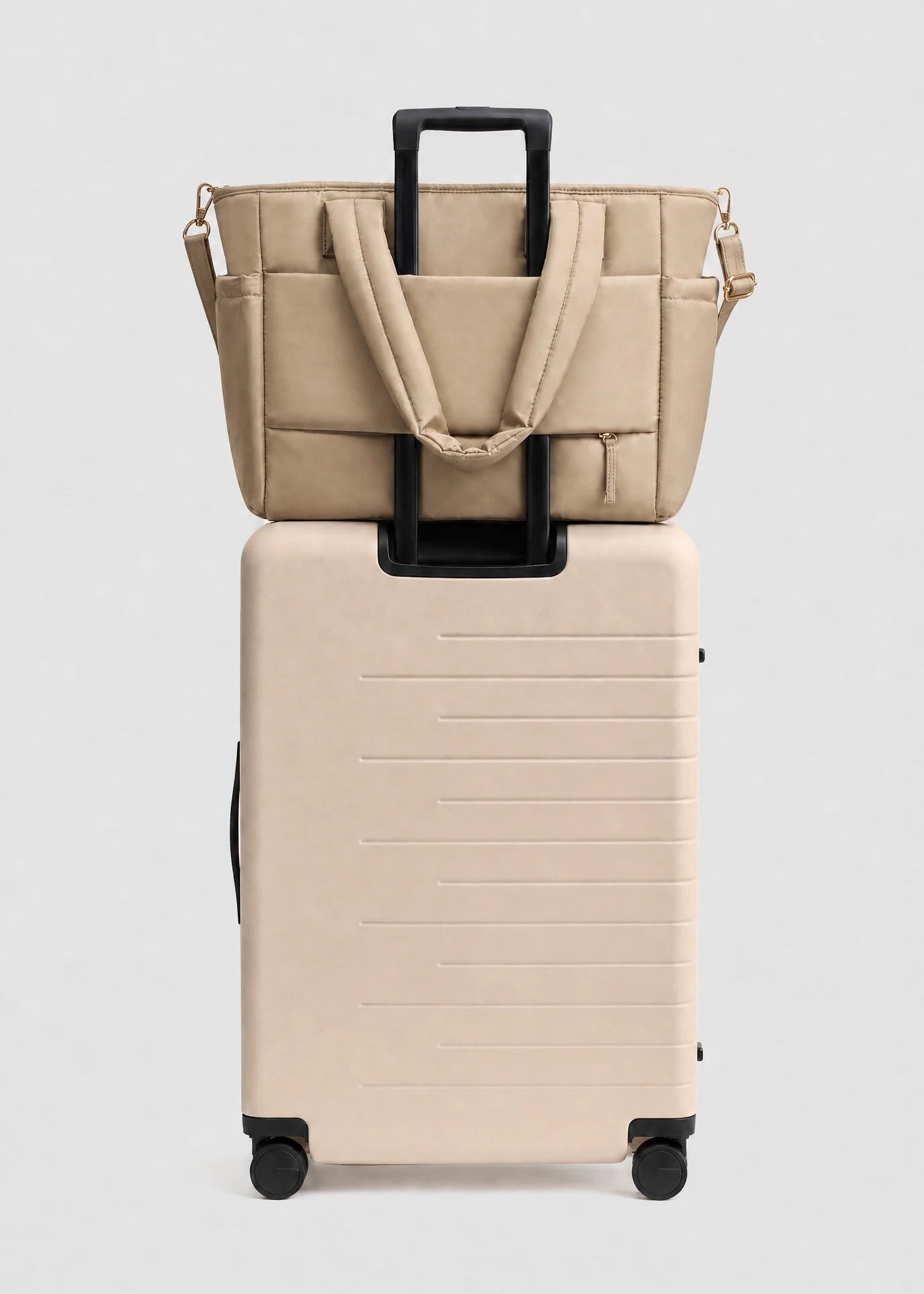 Luli Bebe Infinite Tote Diaper Bag - Latte