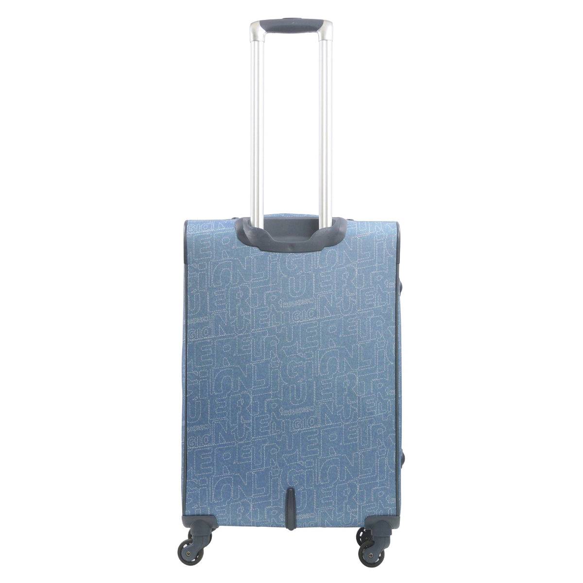 True Religion Blue 27" Soft Sided Expandable Spinner Luggage