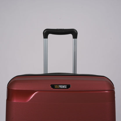 Sole Premise 28-inch Red Hardcase Checked Luggage
