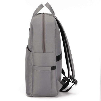 IZOD Wisdom Business Travel Slim Durable Laptop Backpack USB Charging Port - Stiles Supply Co.