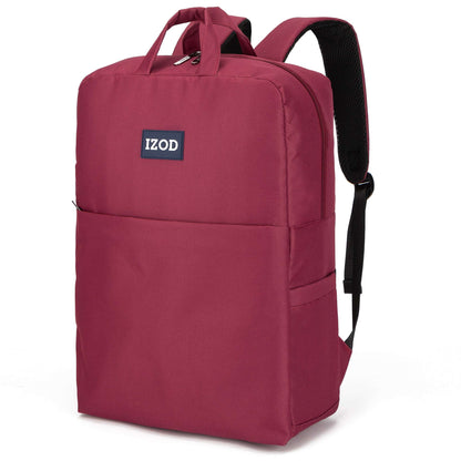 Mirage Izod Wisdom Slim Durable Laptop Backpack USB Charging Port - Stiles Supply Co.