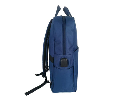 IZOD Wisdom Business Travel Slim Durable Laptop Backpack USB Charging Port - Stiles Supply Co.
