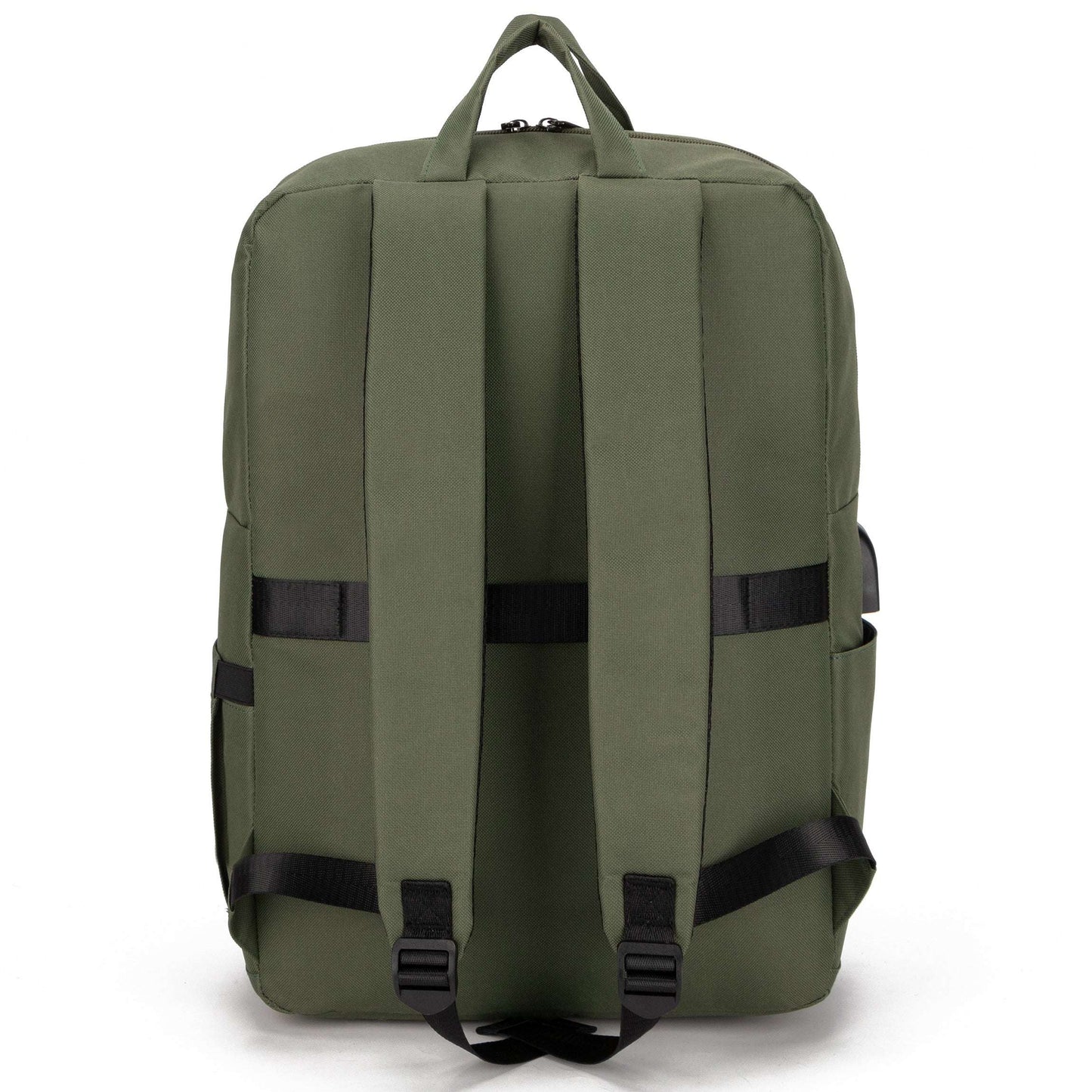 IZOD Wisdom Business Travel Slim Durable Laptop Backpack USB Charging Port - Stiles Supply Co.