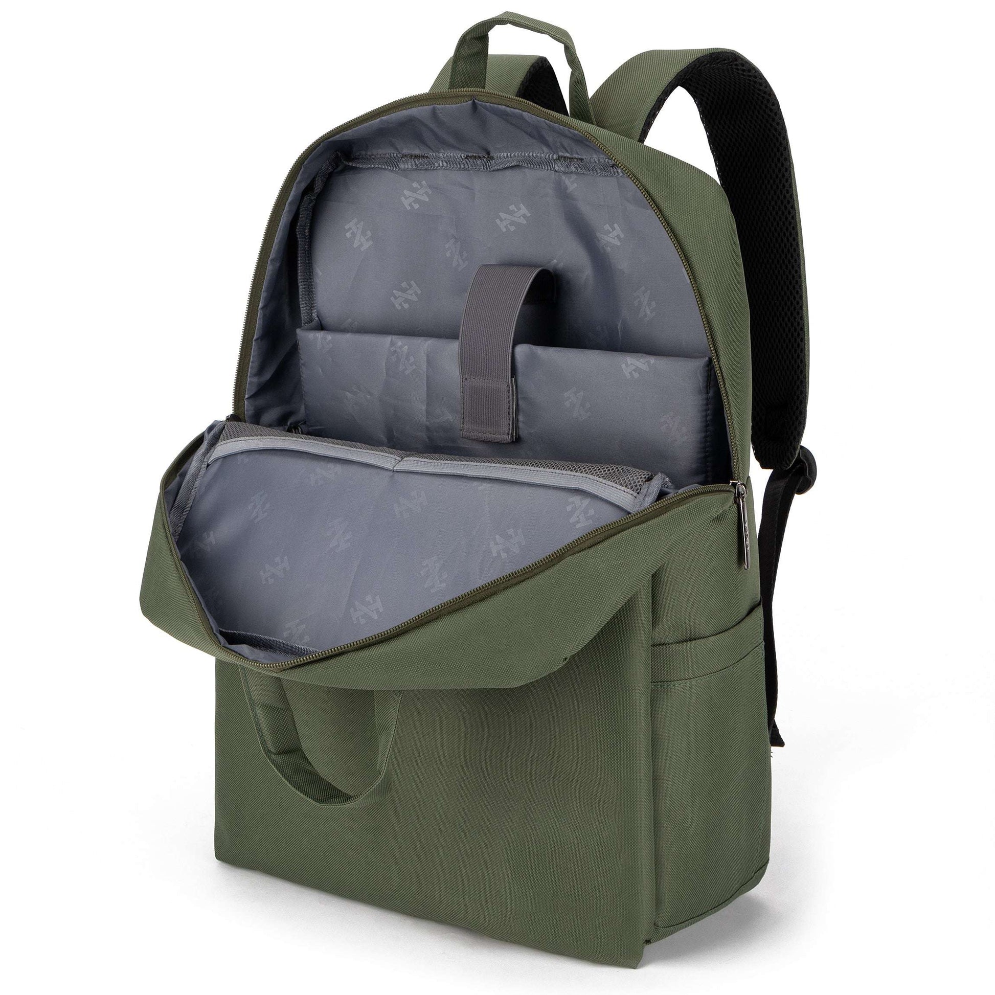 IZOD Wisdom Business Travel Slim Durable Laptop Backpack USB Charging Port - Stiles Supply Co.