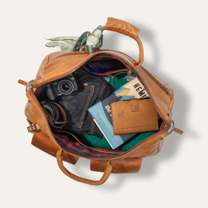 Will Leather Goods Leather Travel Duffle