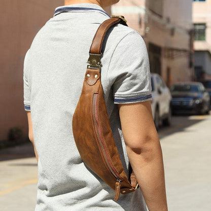Steel Horse Leather Wagner Leather Waist Bag | Full Grain Leather - Stiles Supply Co.