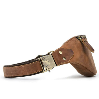 Steel Horse Leather Wagner Leather Waist Bag | Full Grain Leather - Stiles Supply Co.