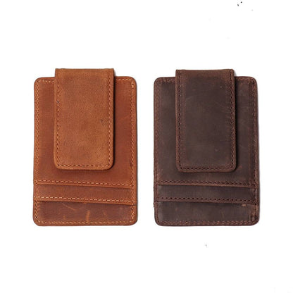 Steel Horse Leather The Walden Leather Wallet with Money Clip - Stiles Supply Co.