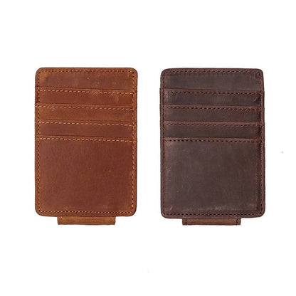 Steel Horse Leather The Walden Leather Wallet with Money Clip - Stiles Supply Co.