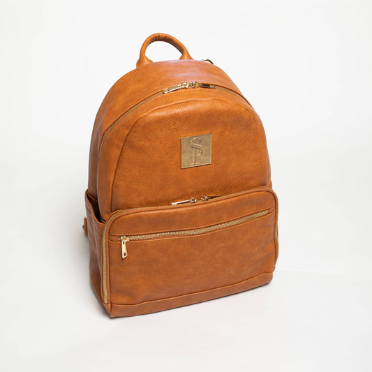 Sole Premise Brown Leather Carrier Sneaker Backpack