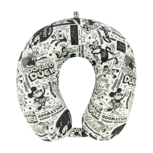 Disney Characters All Over Memory Foam Travel Neck Pillow - Stiles Supply Co.