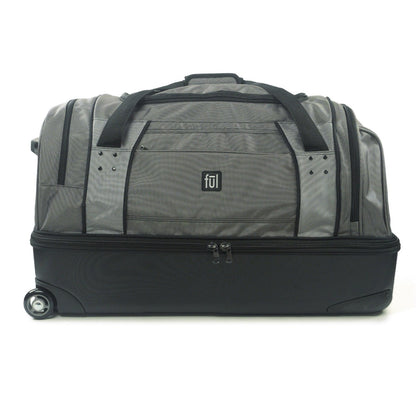 Workhorse Series 30" Split Level Grey FŪL Rolling Duffle Bag - Stiles Supply Co.
