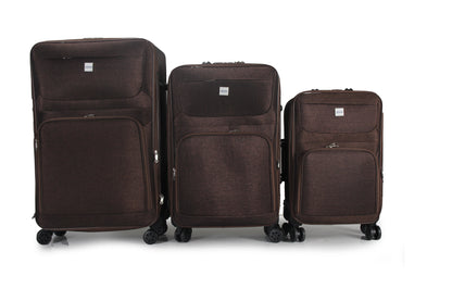 IZOD Zane Soft Shell Lightweight Expandable 3 Piece Luggage Set - Stiles Supply Co.