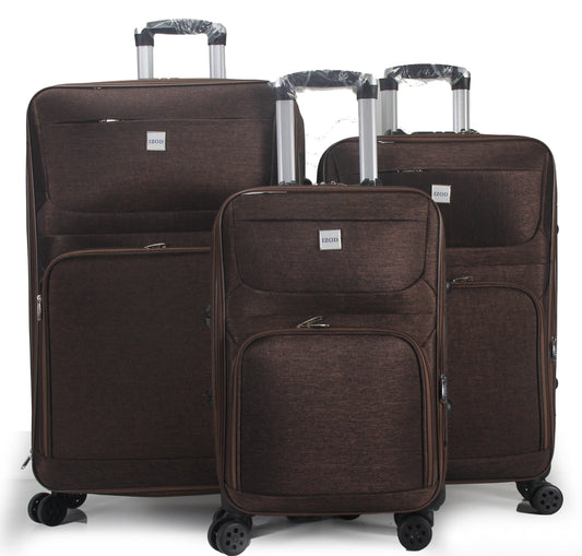 IZOD Zane Soft Shell Lightweight Expandable 3 Piece Luggage Set - Stiles Supply Co.