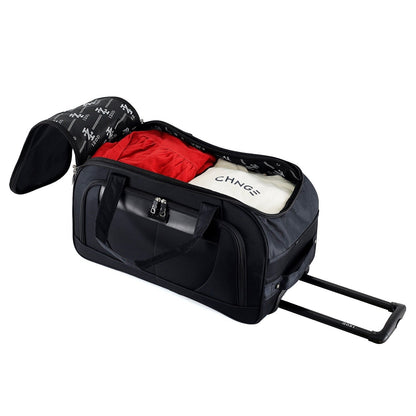 IZOD Carol 20" Lightweight Soft Shell Rolling Duffel Bag with Wheels and Telescopic Handle – Travel-Ready Luggage Duffel