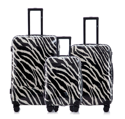 Mirage Graphic Hard Shell Lightweight 3-Piece Luggage Set - Stiles Supply Co.