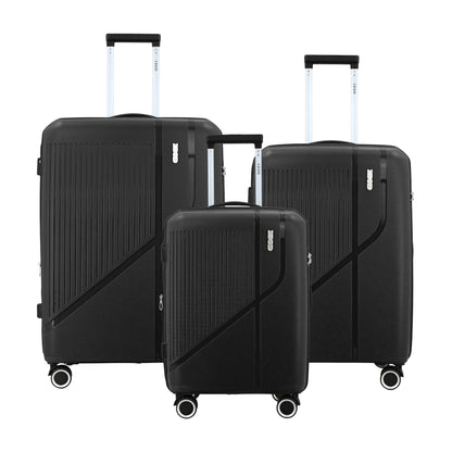 IZOD Zora Lightweight Hard Shell 3 Piece Luggage Set - Stiles Supply Co.