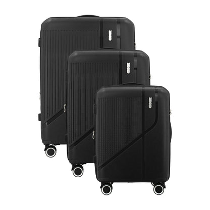 IZOD Zora Lightweight Hard Shell 3 Piece Luggage Set - Stiles Supply Co.
