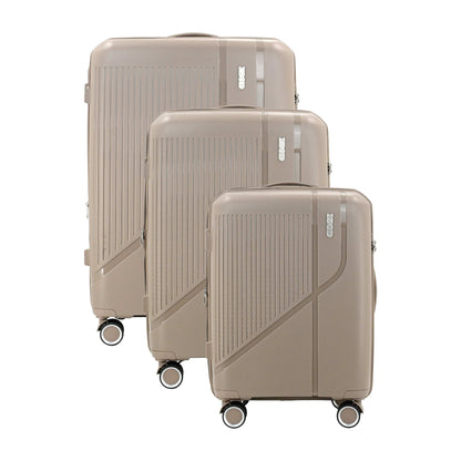 IZOD Zora Lightweight Hard Shell 3 Piece Luggage Set - Stiles Supply Co.