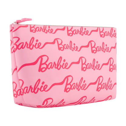 Barbie™ All-Over Logo Cosmetic Bag - Stiles Supply Co.
