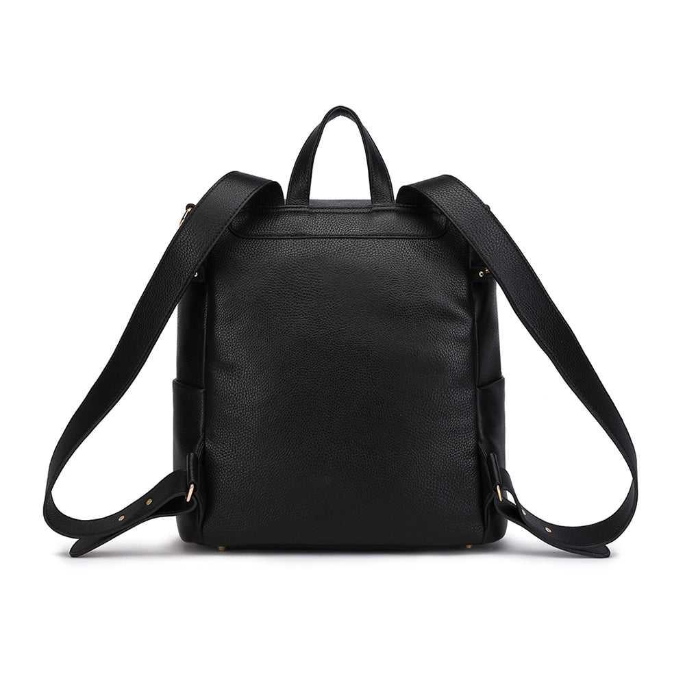 Luli Bebe Signature Diaper Bag Ebony Black