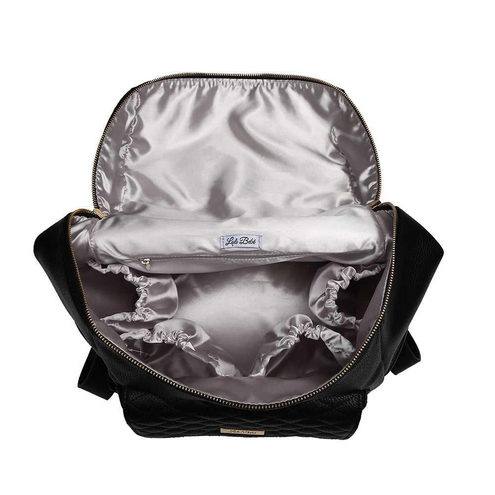 Luli Bebe Signature Diaper Bag Ebony Black