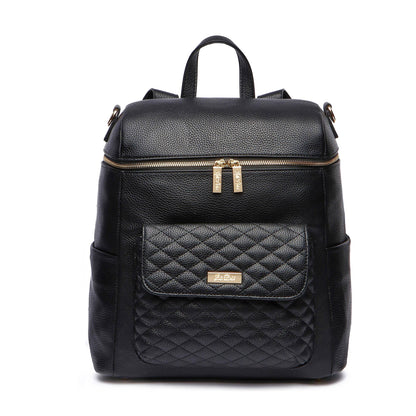 Luli Bebe Signature Diaper Bag Ebony Black