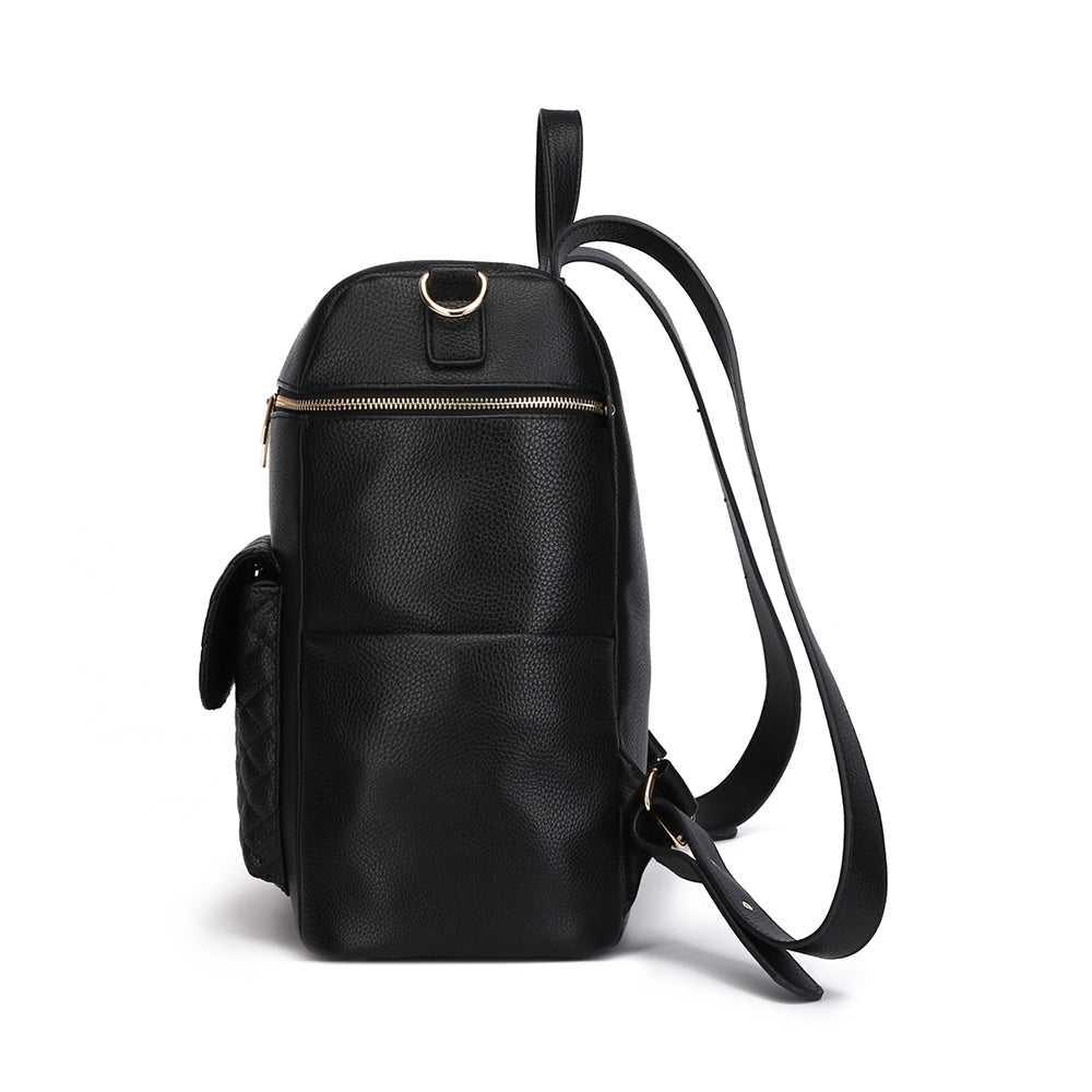 Luli Bebe Signature Diaper Bag Ebony Black