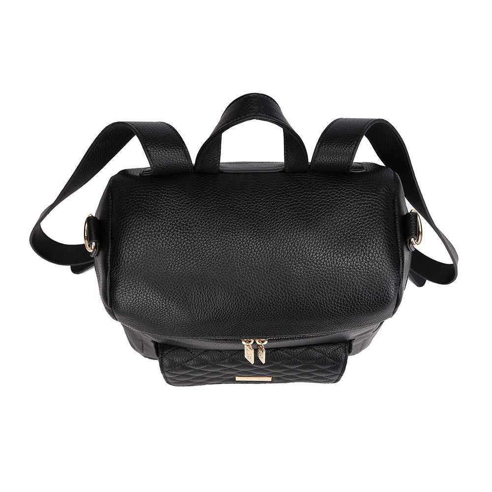 Luli Bebe Signature Diaper Bag Ebony Black