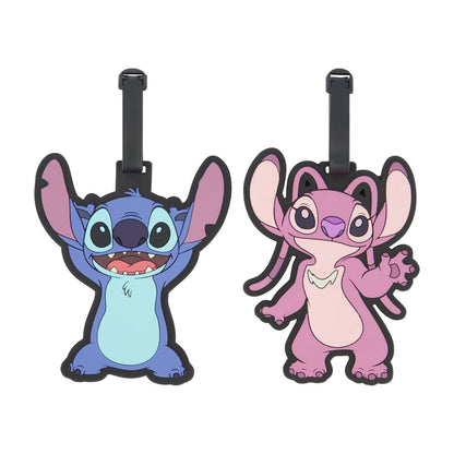 Disney Lilo & Stitch Happy Stitch & Angel Luggage Tag Set – 2 Pack - Stiles Supply Co.