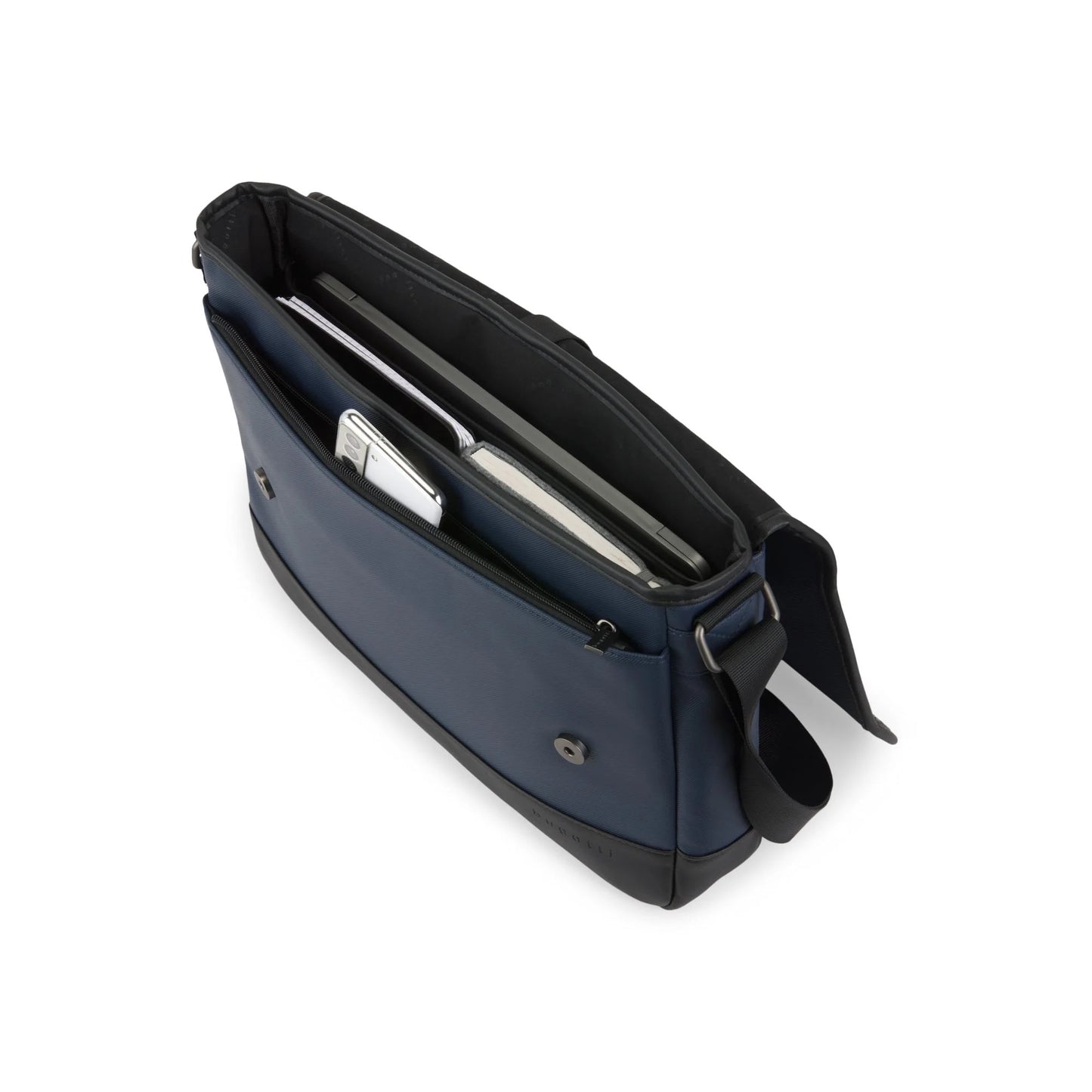 Bugatti Gin & Twill Messenger Bag with Laptop Compartment - Stiles Supply Co.