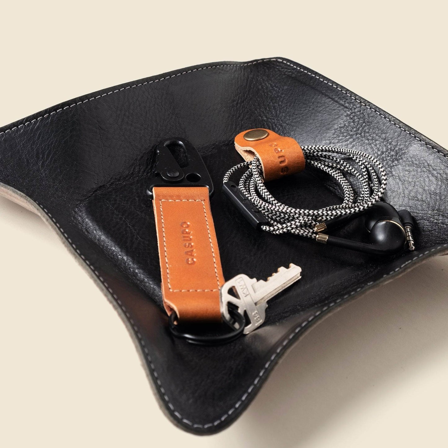 CASUPO Travel valet tray - Black
