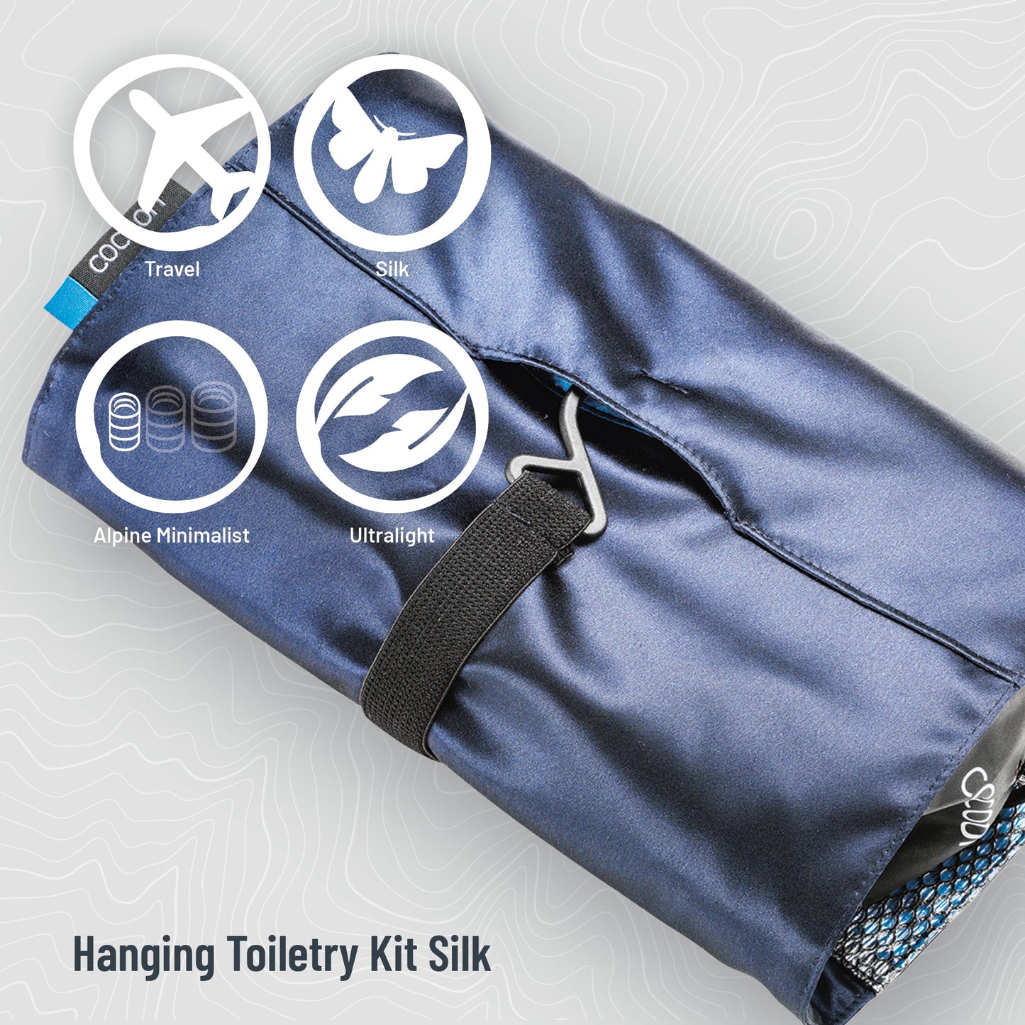 Minimalist Hanging Toiletry Kit Monsoon Silk™