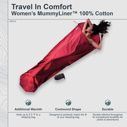 MummyLiner™ Cotton - short