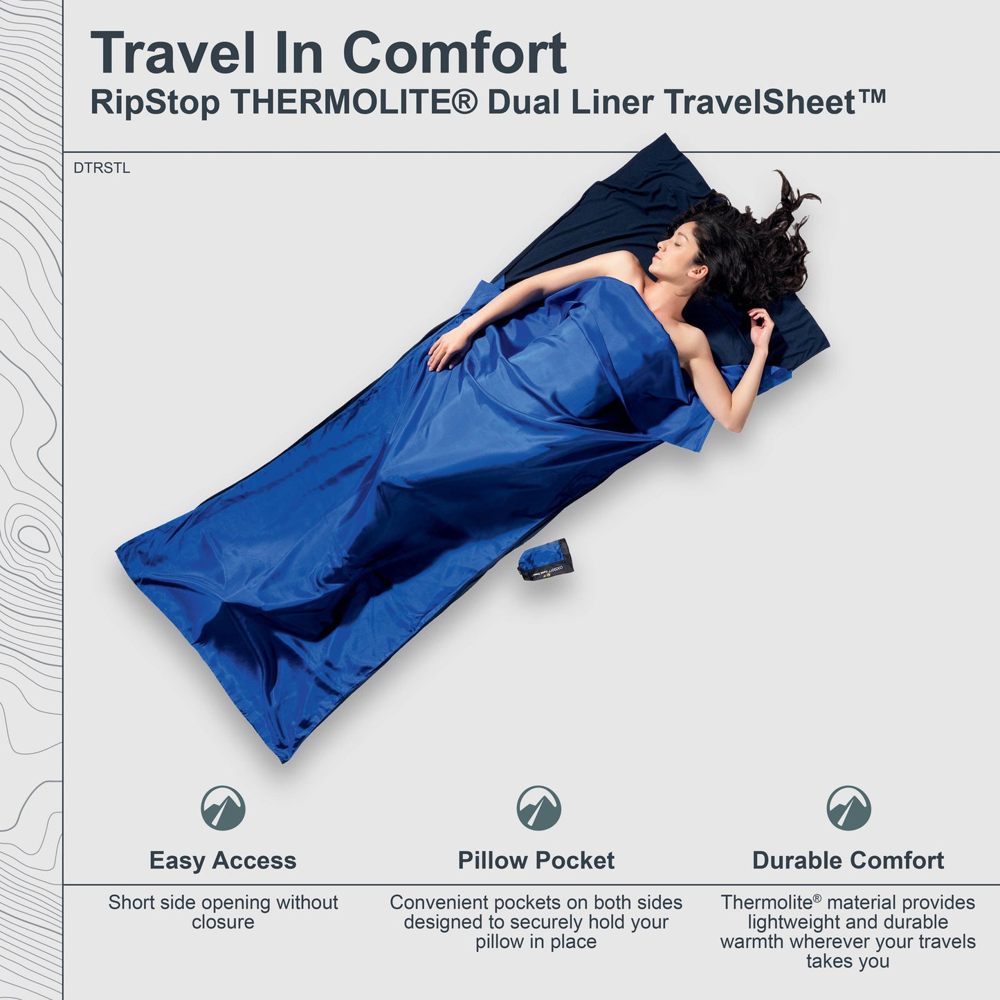 Ripstop Thermolite® Dual Liner TravelSheet™