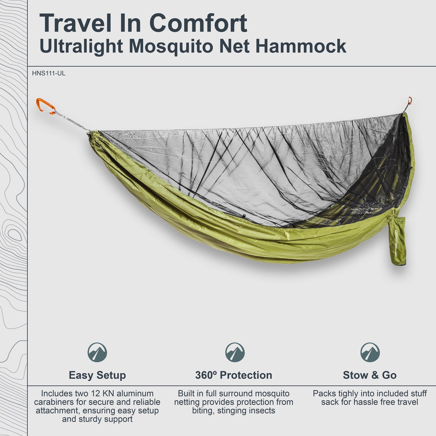 Ultralight Mosquito Net Hammock