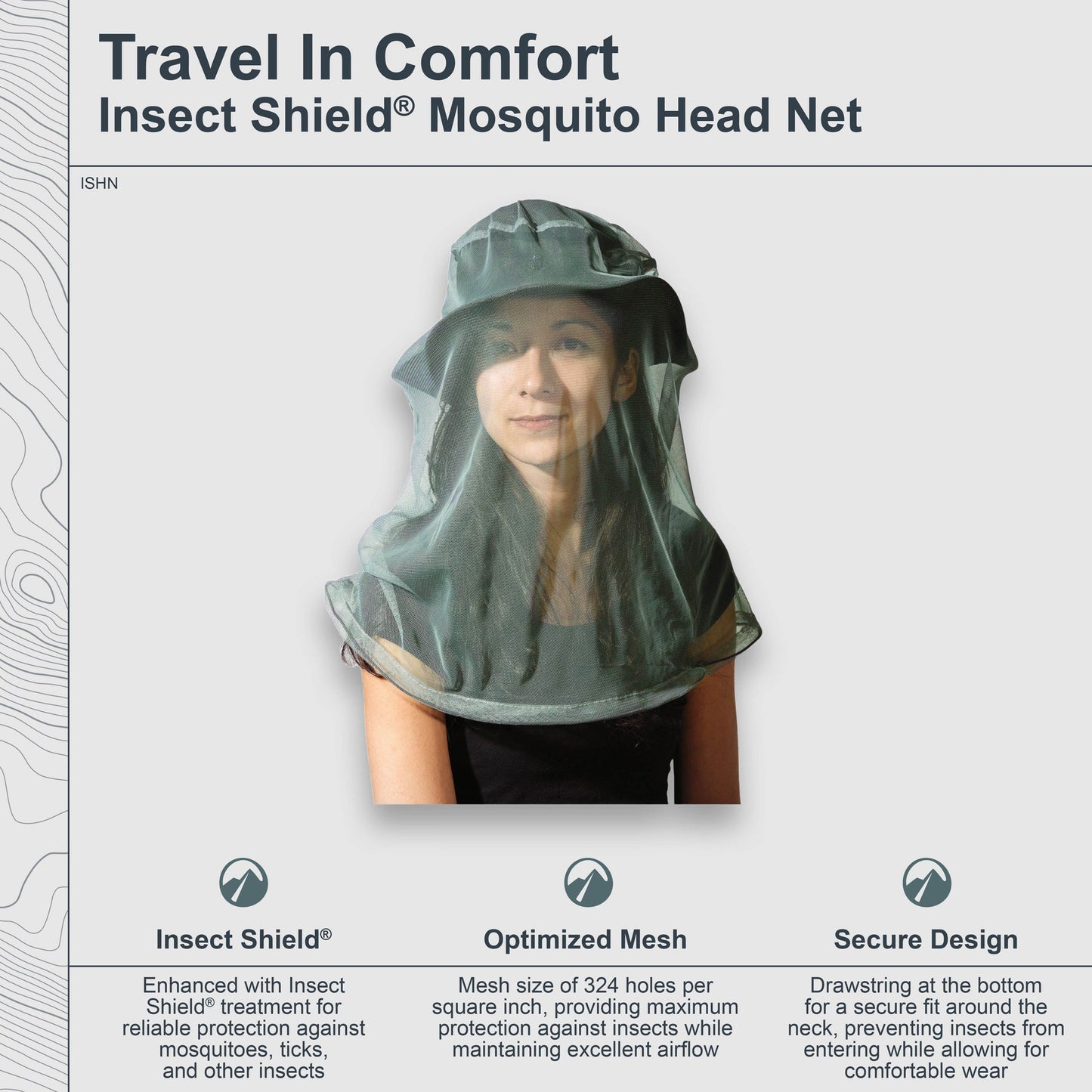Insect Shield® Mosquito Head Net