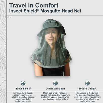 Insect Shield® Mosquito Head Net