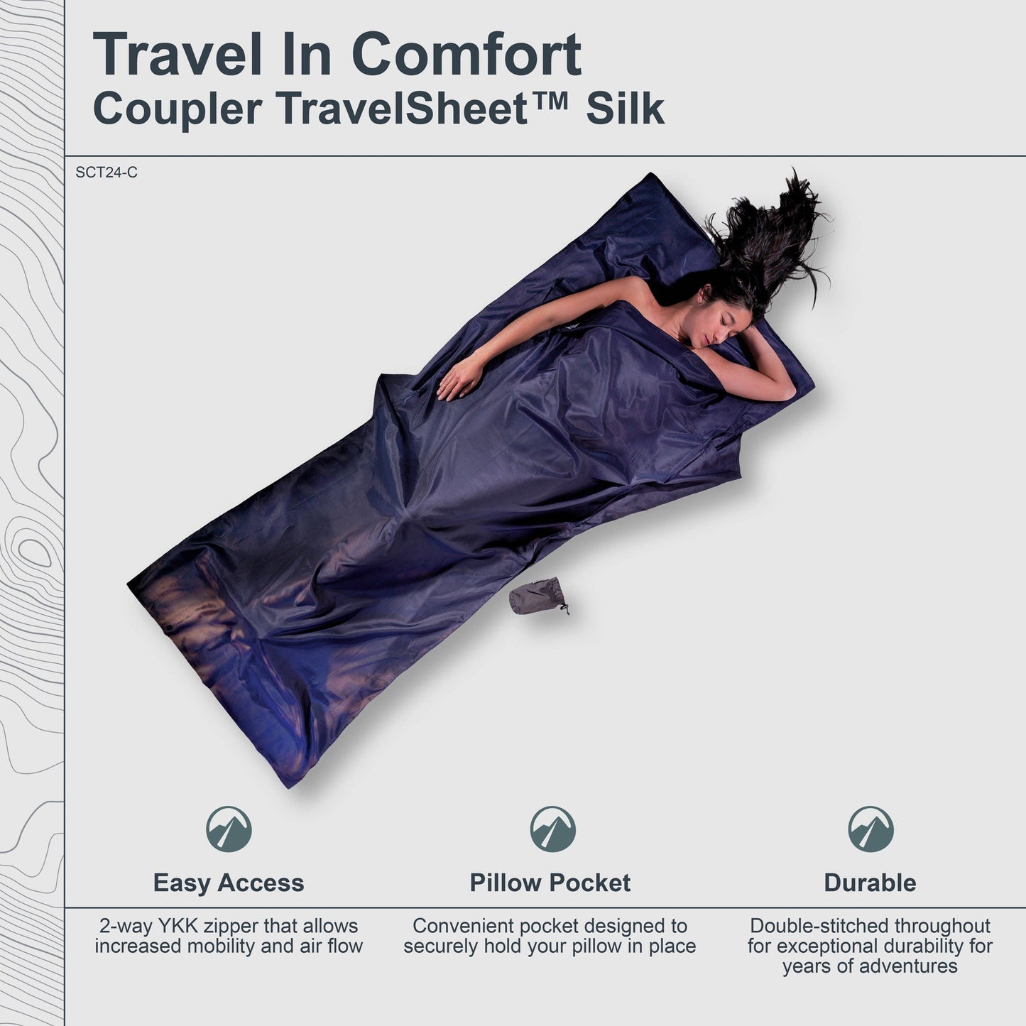 Coupler TravelSheet™ Silk / Cotton