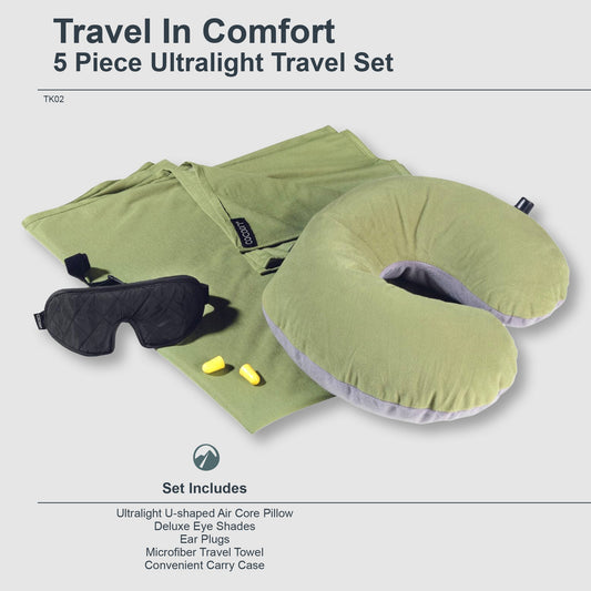 5 Piece Ultralight Travel Set