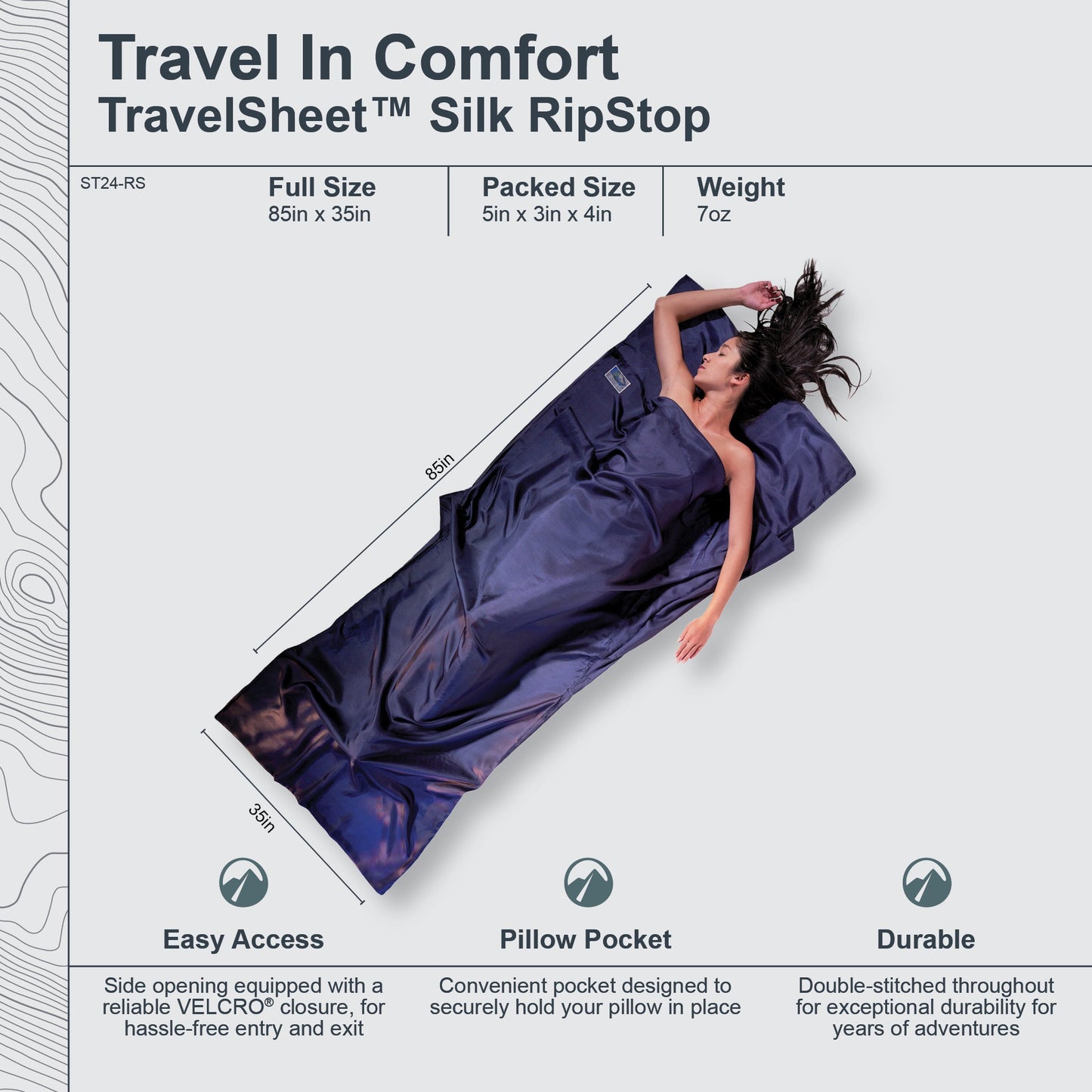 TravelSheet™ Silk Ripstop